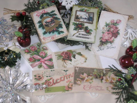 クリスマス・ツリーのオーナメントとメッセージカード（封筒付）　クリスマス・プレゼントに一言メッセージを添えて・・・