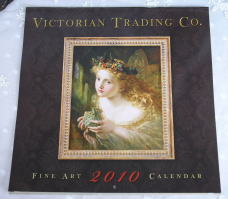 ヴィクトリアン雑貨＞カレンダー＞2010年度ヴィクトリアン・トレーディングカレンダーが入荷しました。＞今年は素敵な妖精が表紙を飾ります